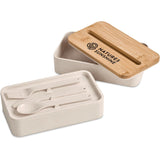 Okiyo Dura Wheat Straw & Bamboo Lunch Box Set