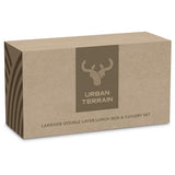Urban Terrain Lakeside Double Layer Lunch Box & Cutlery Set