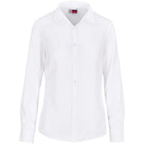 Ladies Long Sleeve Oxford Shirt WHITE