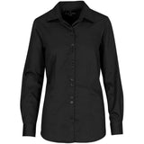 Ladies Long Sleeve Alex Varga Opus Stretch Shirt BLACK