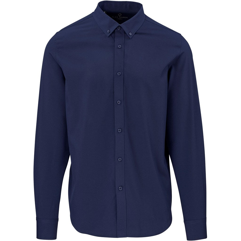 Mens Long Sleeve Sorrento Shirt NAVY