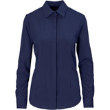 Ladies Long Sleeve Alex Varga Sorrento Shirt NAVY