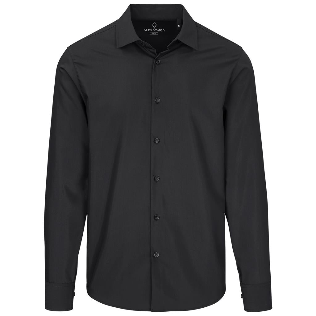 Mens Long Sleeve Alex Varga Hallstatt Shirt BLACK