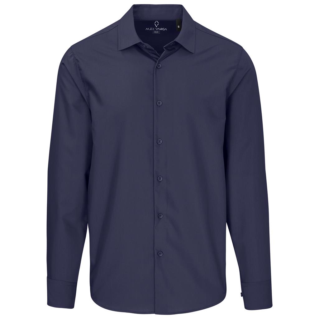 Mens Long Sleeve Alex Varga Hallstatt Shirt NAVY