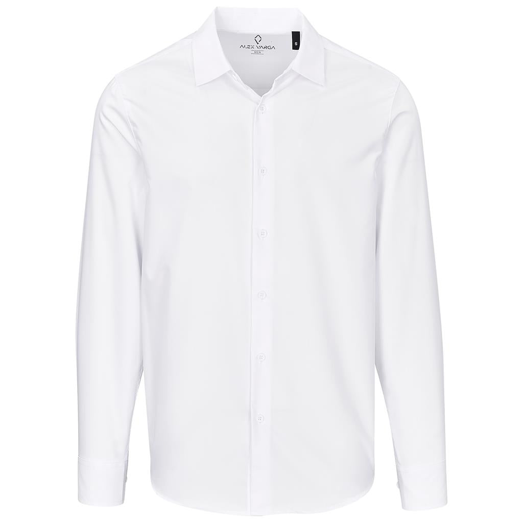 Mens Long Sleeve Alex Varga Hallstatt Shirt WHITE