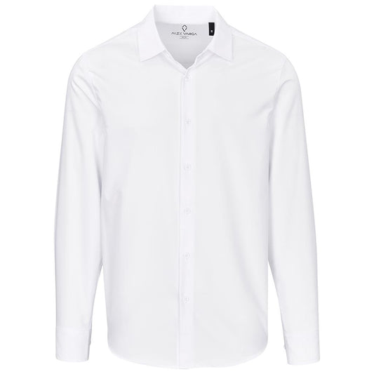 Mens Long Sleeve Alex Varga Hallstatt Shirt WHITE