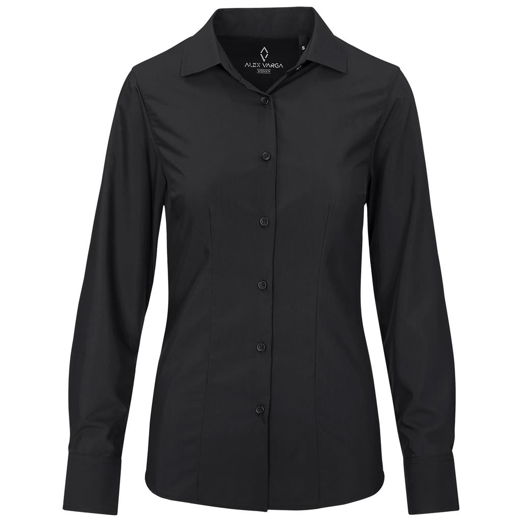 Ladies Long Sleeve Alex Varga Hallstatt Shirt BLACK