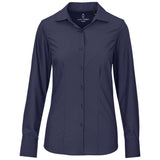 Ladies Long Sleeve Alex Varga Hallstatt Shirt NAVY