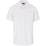 Mens Short Sleeve Oxford Shirt WHITE