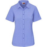 Ladies Short Sleeve Oxford Shirt SKY BLUE