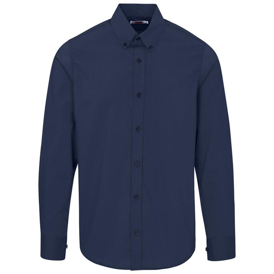 Mens Long Sleeve Sheffield Stretch Shirt NAVY