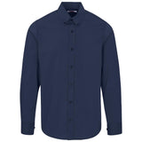 Mens Long Sleeve Sheffield Stretch Shirt NAVY
