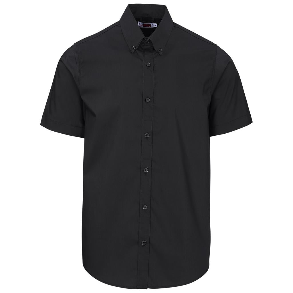 Mens Short Sleeve Sheffield Stretch Shirt BLACK