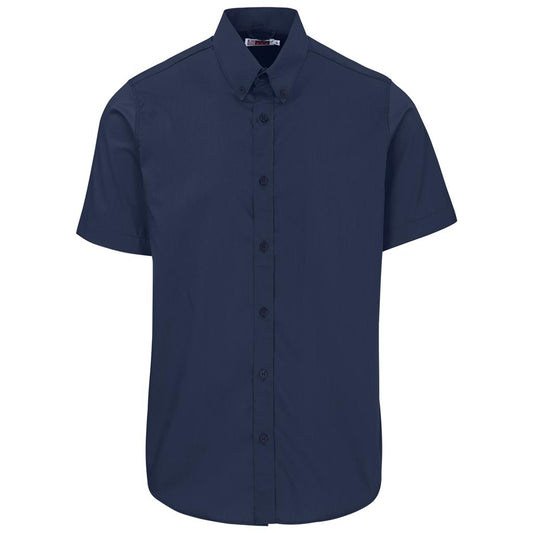Mens Short Sleeve Sheffield Stretch Shirt NAVY