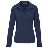 Ladies Long Sleeve Sheffield Stretch Shirt NAVY