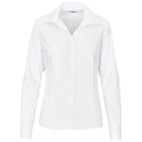 Ladies Long Sleeve Sheffield Stretch Shirt WHITE