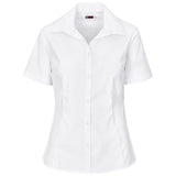 Ladies Short Sleeve Sheffield Stretch Shirt WHITE
