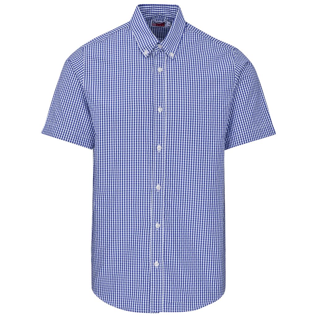 Mens Short Sleeve Ashford Shirt BLUE
