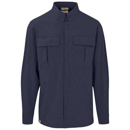 Mens Long Sleeve Amatola Shirt NAVY