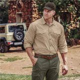 Mens Long Sleeve Mawenzi Twill Shirt