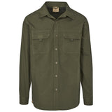 Mens Long Sleeve Mawenzi Twill Shirt OLIVE