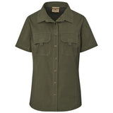 Ladies Short Sleeve Mawenzi Twill Shirt OLIVE
