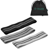 Eva & Elm Interstellar Resistance Bands - Set Of 3 BLACK