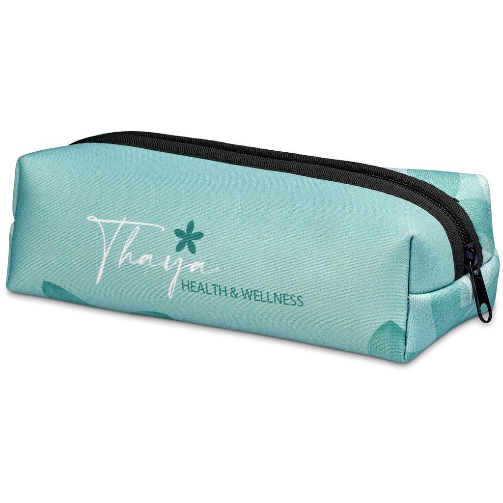 Pre-Printed Sample Hoppla Neoprene Doodle Pencil Case BLACK