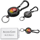 Altitude Swipe Retractable Badge Reel with Carabiner BLACK
