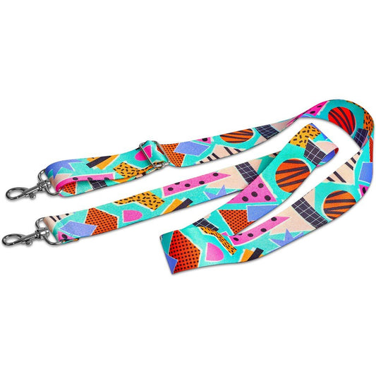 Pre-Printed Sample Hoppla Glamazon Polyester Bag Strap BLACK