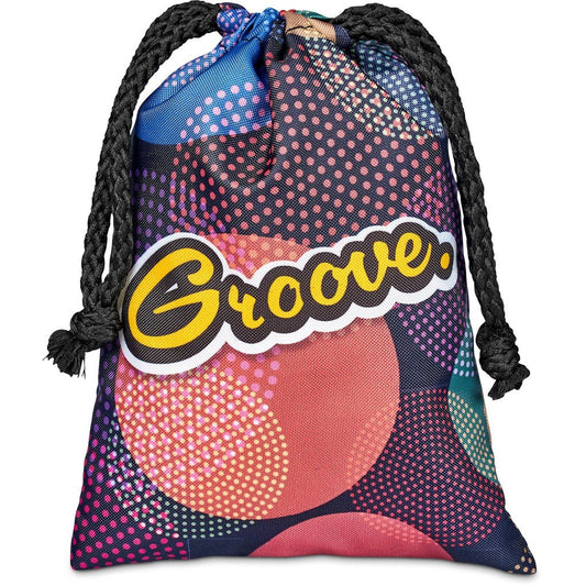 Pre-Production Sample Hoppla Atlantic Mini Polyester Drawstring Pouch BLACK