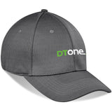 Ace 6 Panel Fitted Cap - Grey