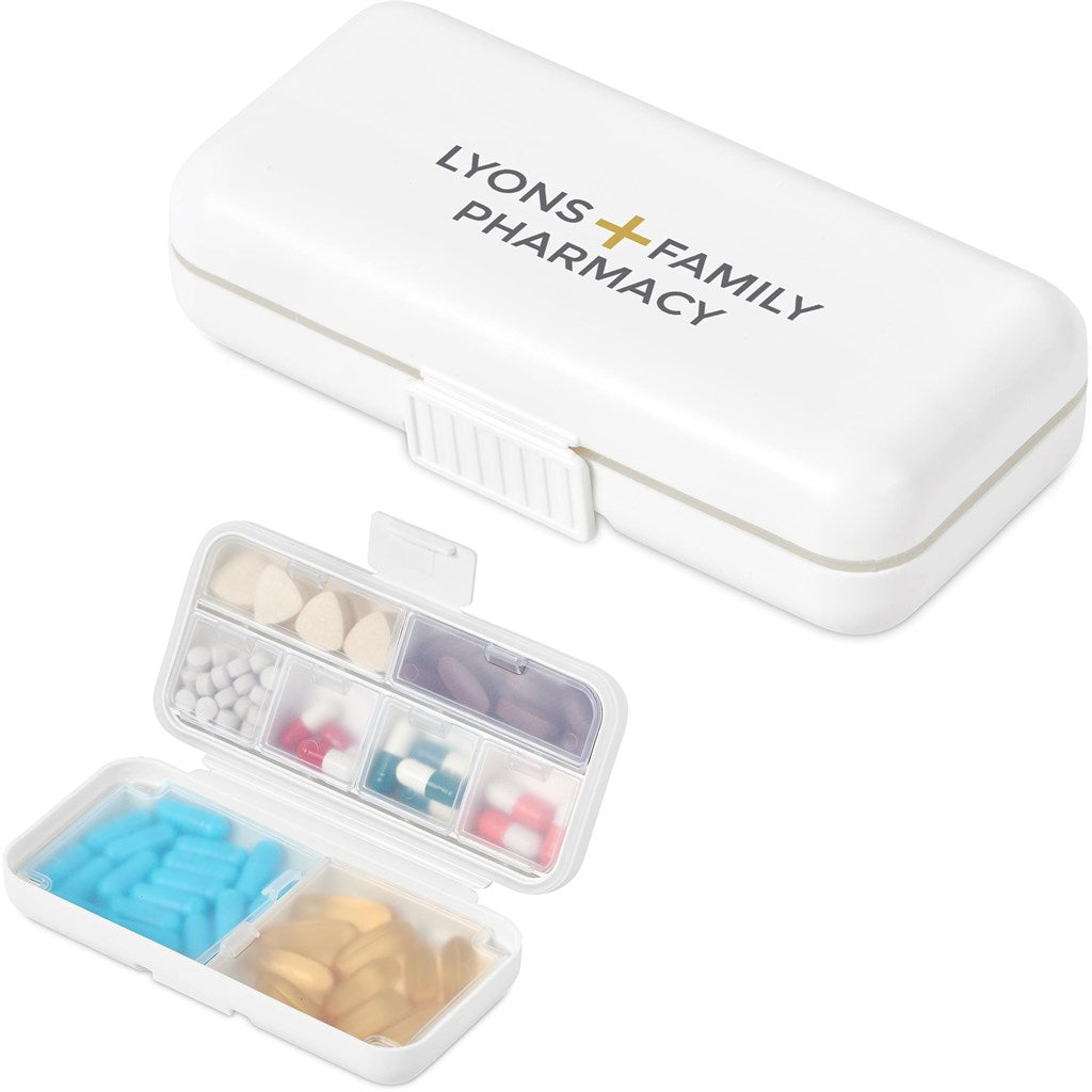 Altitude Grid Travel Pill Box SOLID WHITE