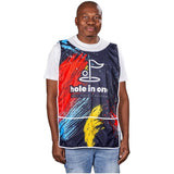 Pre-Printed Sample Hoppla League Caddy Bib SOLID WHITE