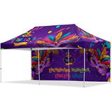 Coated Steel Sublimated Gazebo 6m x 3m - 1 Long Full-Wall Skin Default Title