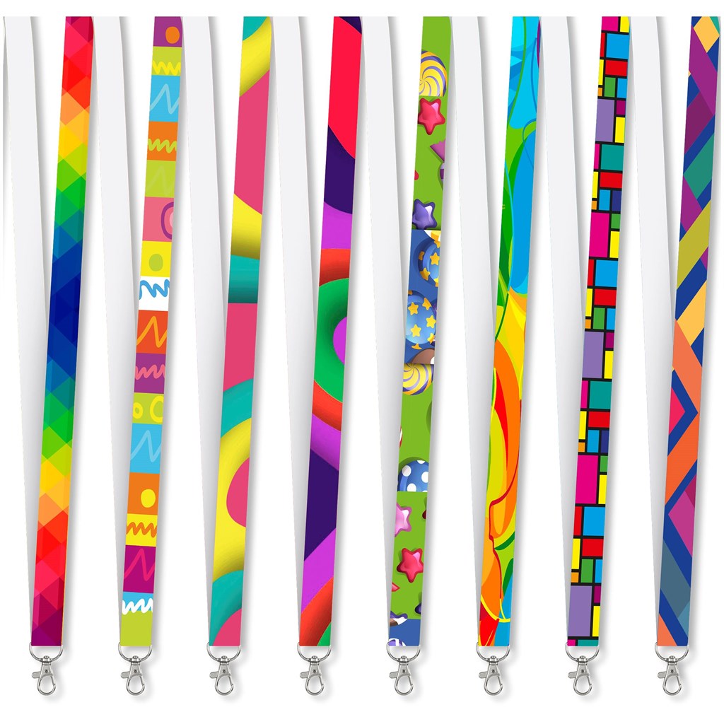 Altitude Snap Hook Clip Single-Sided Sublimation Satin Lanyard Default Title