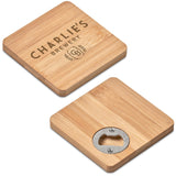 Altitude Drifter Bamboo Bottle Opener Coaster NATURAL
