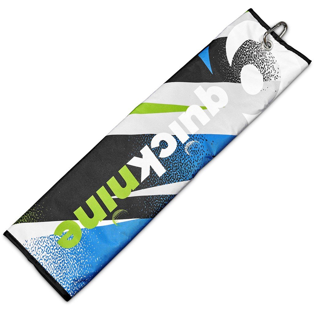 Pre-Production Sample Hoppla Xander Golf Towel BLACK