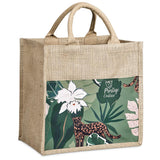 Pre-Production Sample Okiyo Nuri Sublimated Pocket Jute Tote NATURAL