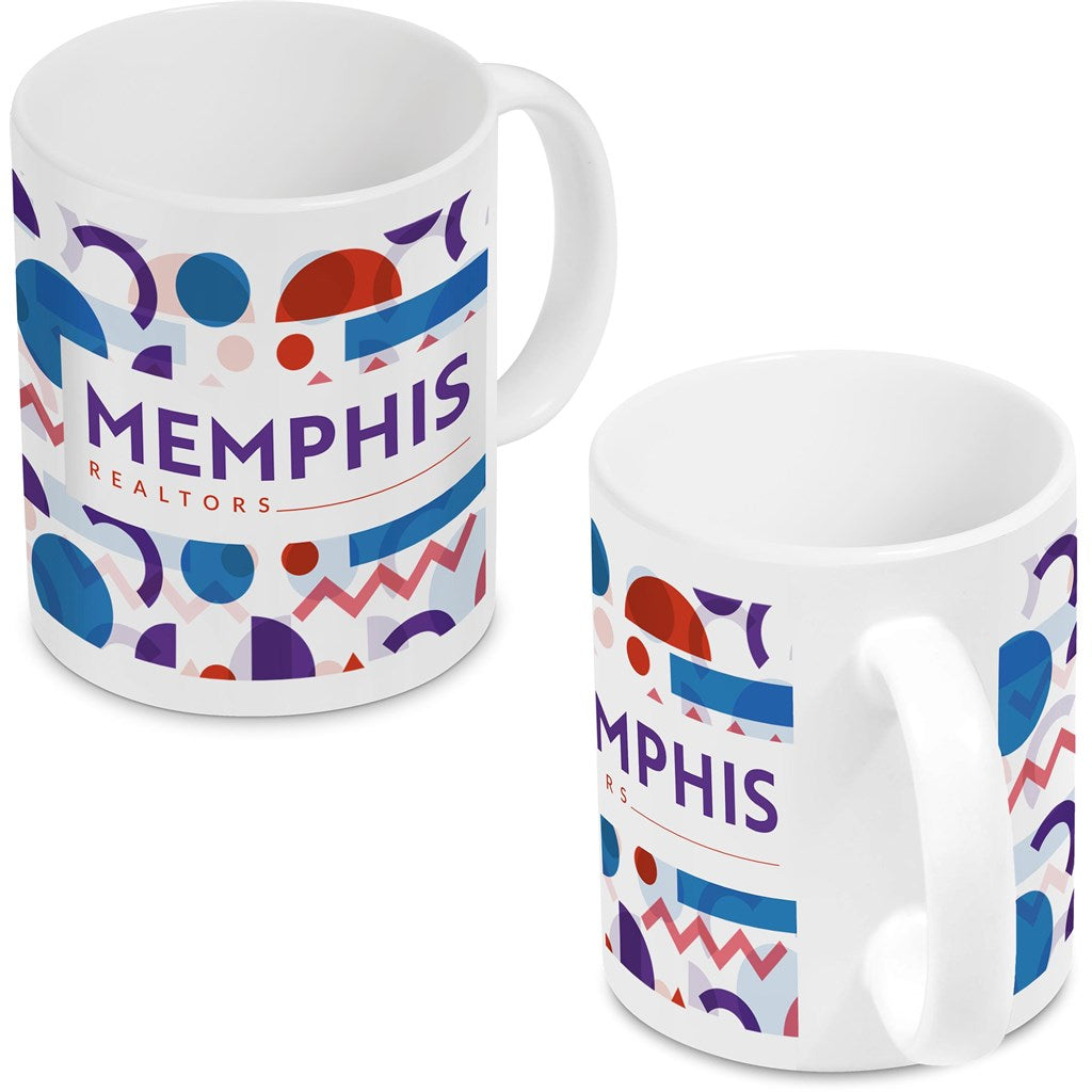 Altitude Blank Canvas Sublimation Ceramic Coffee Mug - 330ml SOLID WHITE