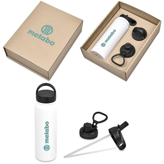 Altitude Pemba Exchangeable Lids Bottle Gift Set Default Title SOLID WHITE