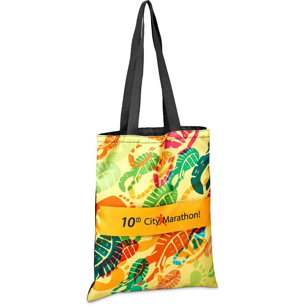 Hoppla Mall Shopper With Front Panel BLACK
