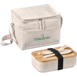 Okiyo Kura Cotton & Wheat Straw Lunch Set NATURAL