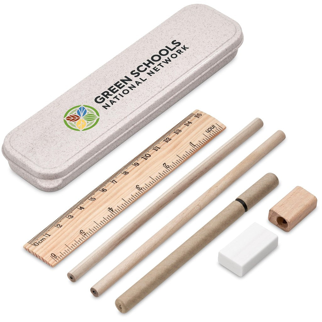Okiyo Kinben Sustainable Stationery Set NATURAL