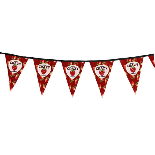 Sublimated Single-Sided 110 gsm Polyester Triangle Bunting 10m Default Title