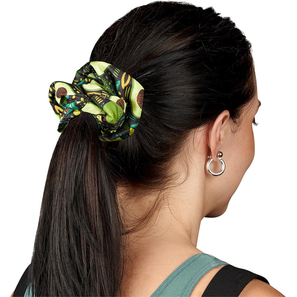 Hoppla Botanic Polyester Hair Scrunchie BLACK