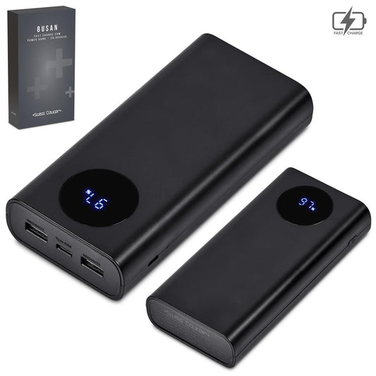 Swiss Cougar Busan Fast Charge 20W Power Bank - 20,000mAh Default Title BLACK