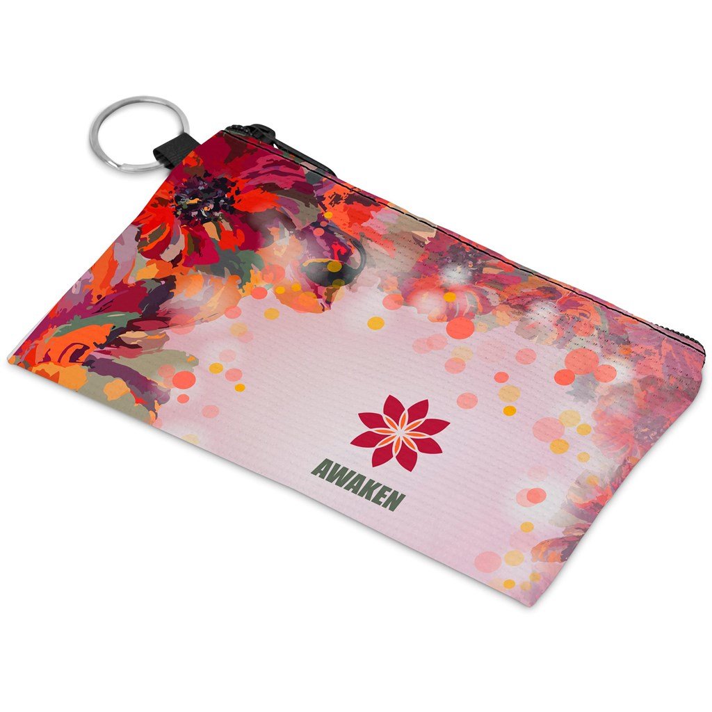 Pre-Printed Sample Hoppla Tammy Recycled PET Credit Card & Coin Purse BLACK