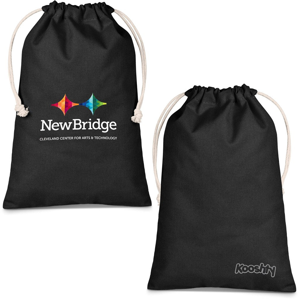 Kooshty Kokomo Midi Cotton Drawstring Pouch Default Title BLACK