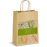 Altitude Ecological Digital Print Midi Paper Gift Bag 150gsm NATURAL